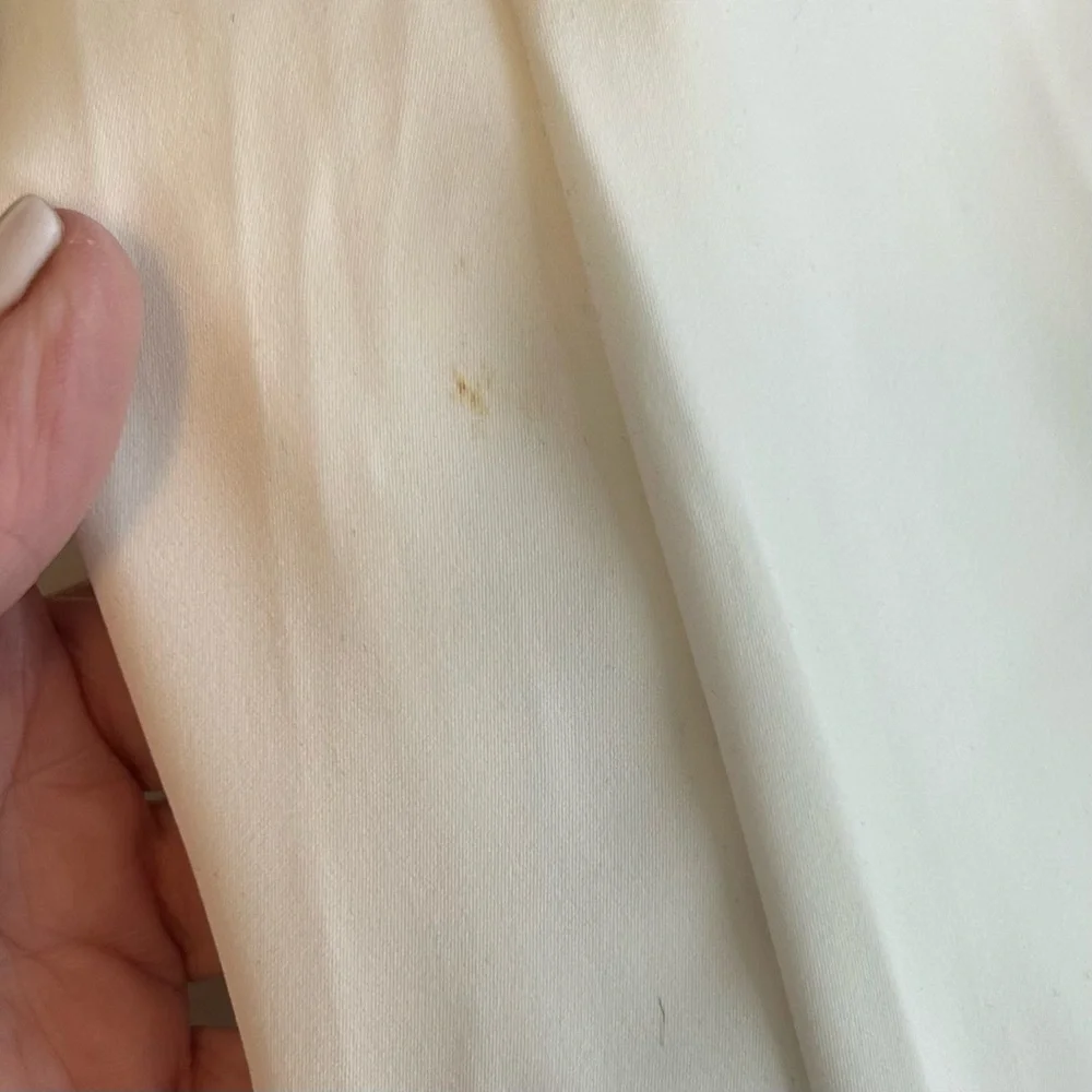 Lulus Class and Charisma White Satin Strapless Midi Dress Medium Bridal Shower - Picture 13 of 14